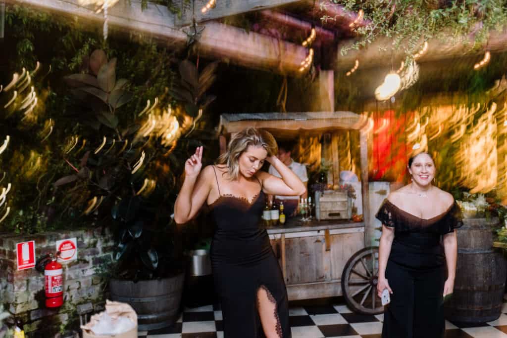 bridesmaids hit the dancefloor captured by james white photography