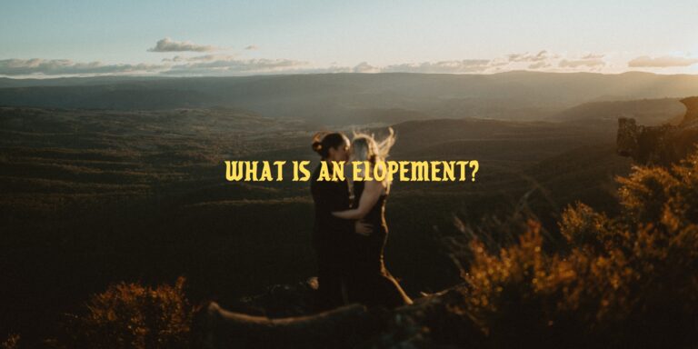 What is an elopement in 2024?